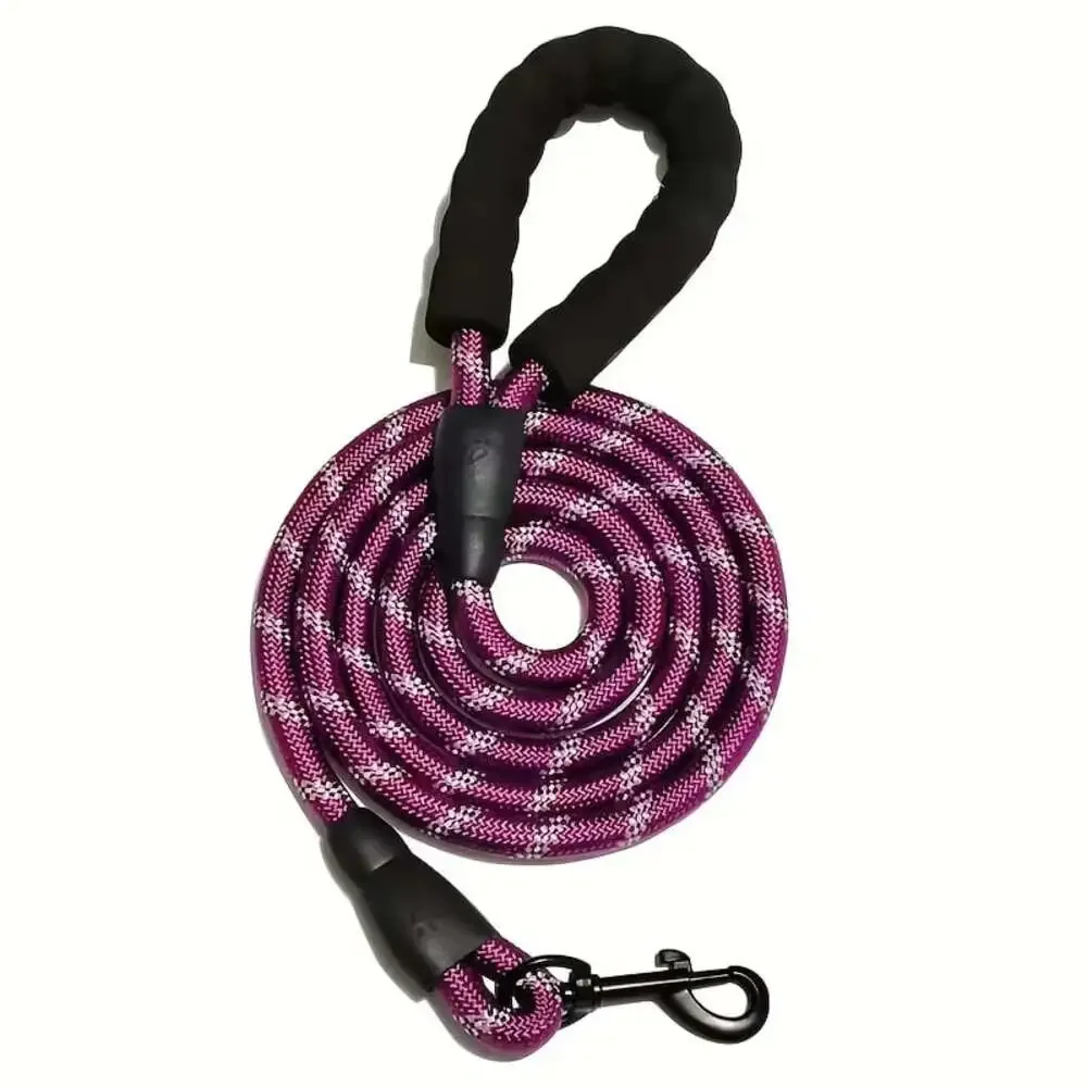 Reflective Dog Leash with Comfortable Padded Handle - Double Heavy Duty Traction